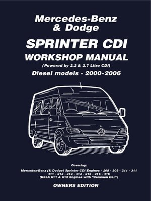 cover image of Mercedes Benz & Dodge  Sprinter CDI 2000-2006 Owners Workshop Manual